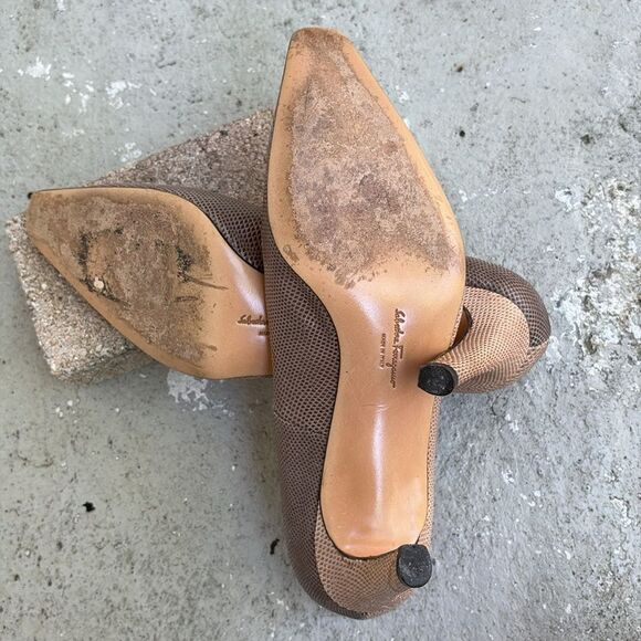 Salvatore Ferragamo Two tone heels - Picture 10 of 13